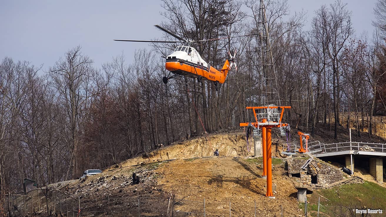 Rebuilding the SkyLift after the 2016 Gatlinburg Wildfires