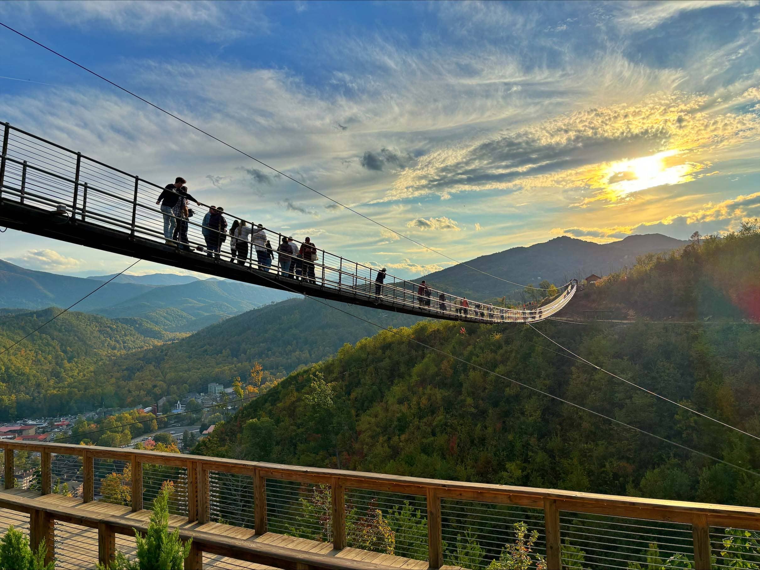 The SkyBridge at Sunset